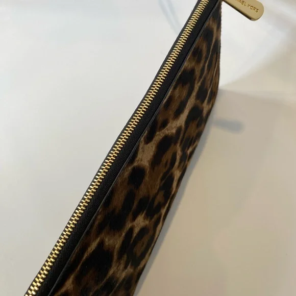 Michael Kors Leopard Print Wristlet - Picture 3 of 7